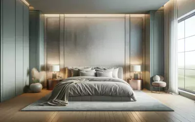accent wall ideas behind the bed