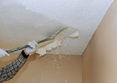 how to remove a popcorn ceiling