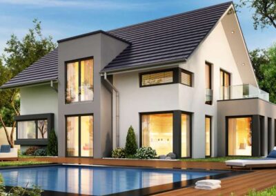 neautral cream exterior paint
