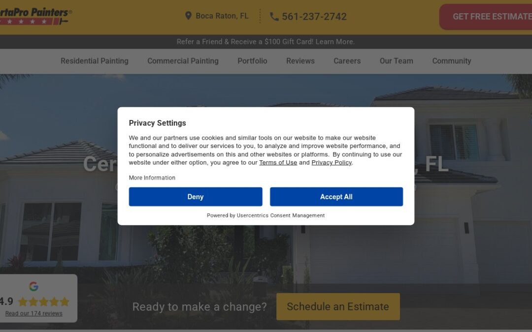 CertaPro Painters of Boca Raton Reviews